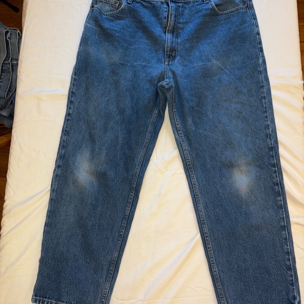 Classic Denim Straight-Leg Jeans